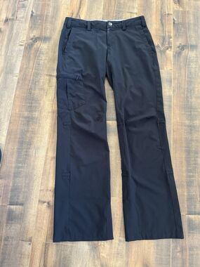 REI Womens 2 Petite Black Sahara Roll Up Trekking Pants 861816 Gorpcore Outdoors